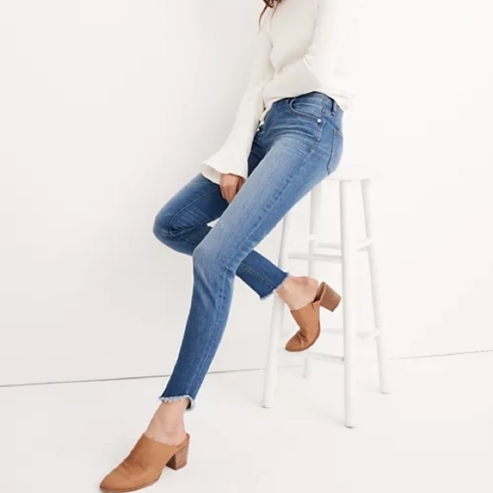 Madewell 10" High-Rise Skinny Jeans: Tulip-Hem Edition